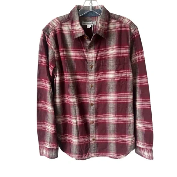 karlie kloss burgundy dress Flannel Rully Shirt Navy & Red Check